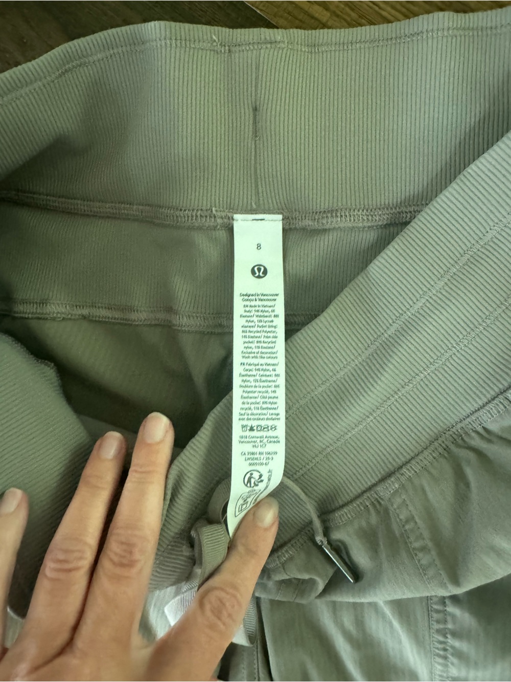 lululemon athletica Taupe Track Joggers - Picture 2 of 3